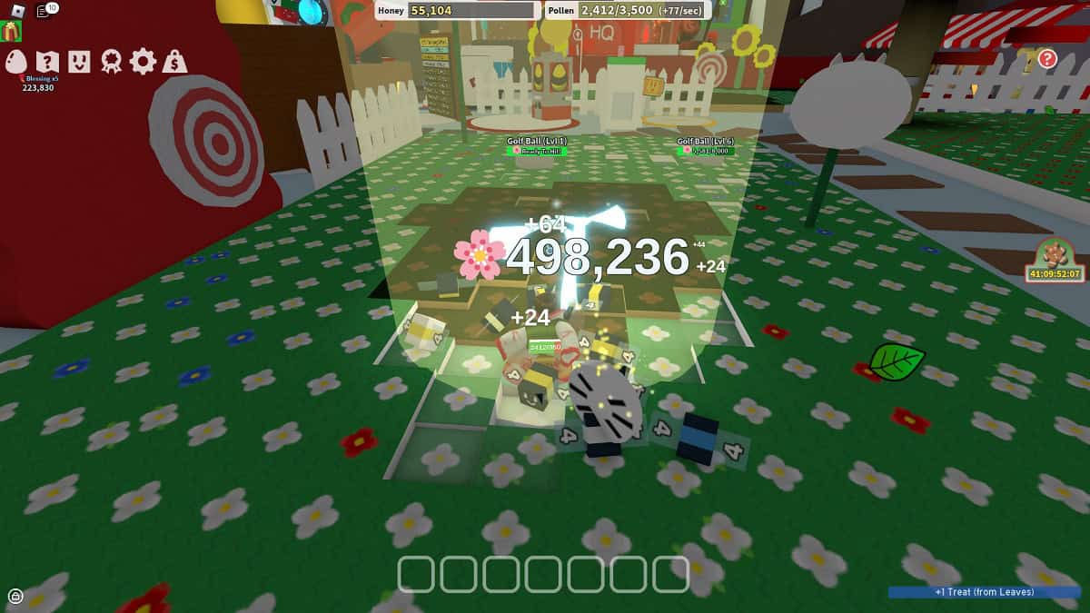 farming pollen to hatch bees in bee swarm simulator