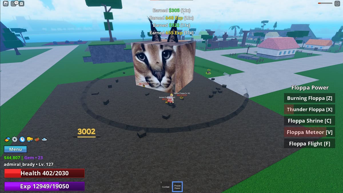 floppa fruit power meteor ability