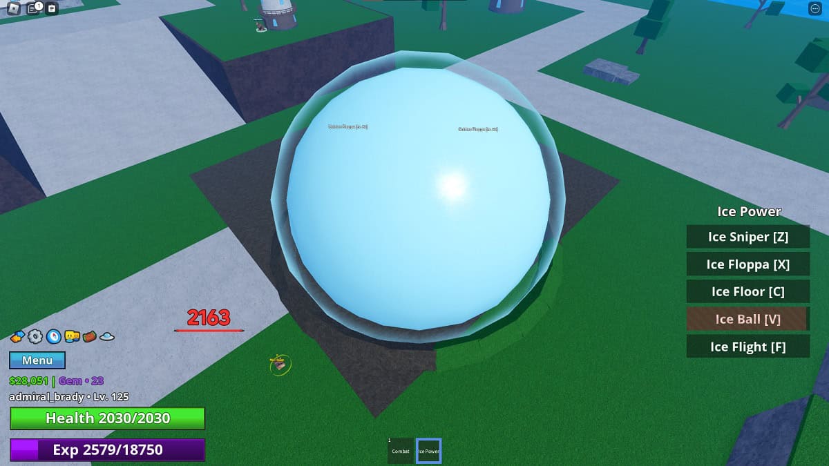 ice fruit power in roblox meme sea