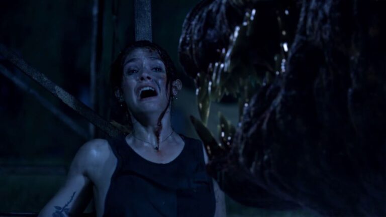 A Syfy Original Horror Sequel is Killing it on Paramount+ A shot from Lake Placid: Legacy