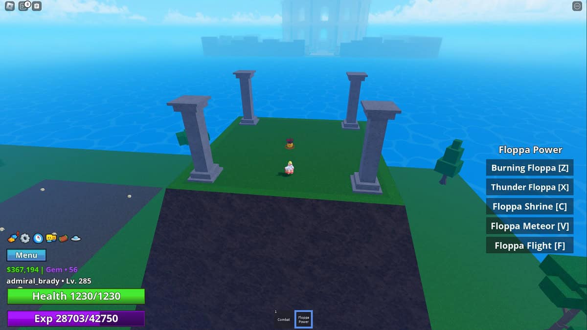 nugget man location in roblox meme sea