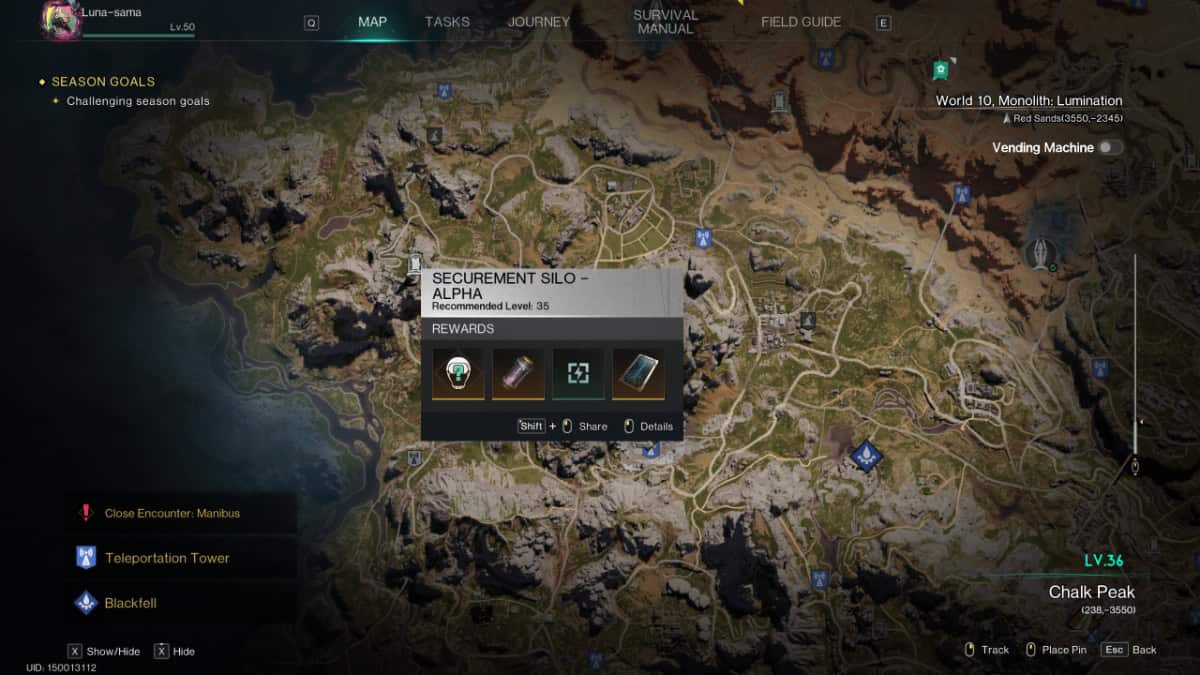 Once Human Securement Silo Alpha guide image