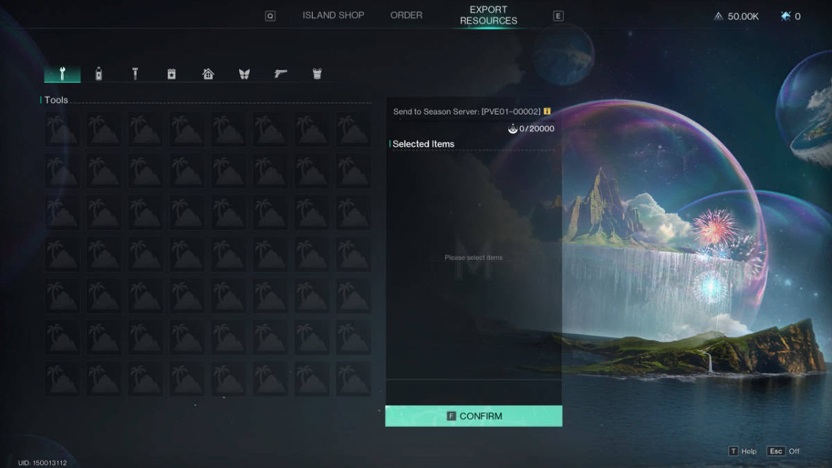 Once Human transfer guide image