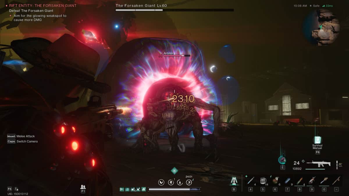 Once Human Forsaken Giant boss guide