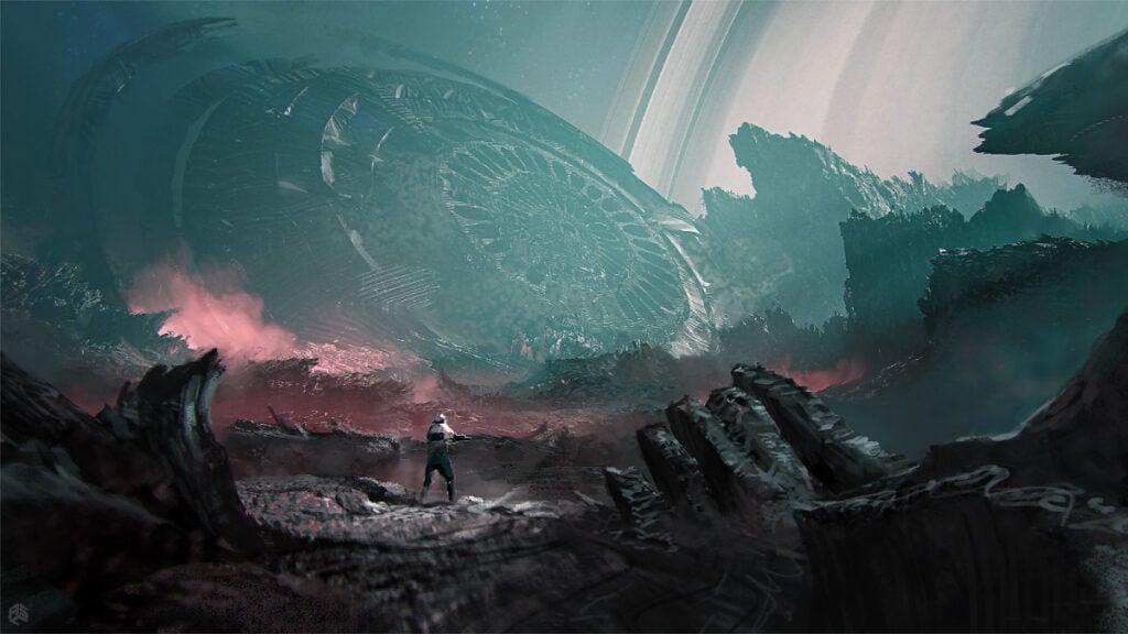 Unraveling the Archimedes Engine in Exodus A stranger stands on an alien world in Exodus