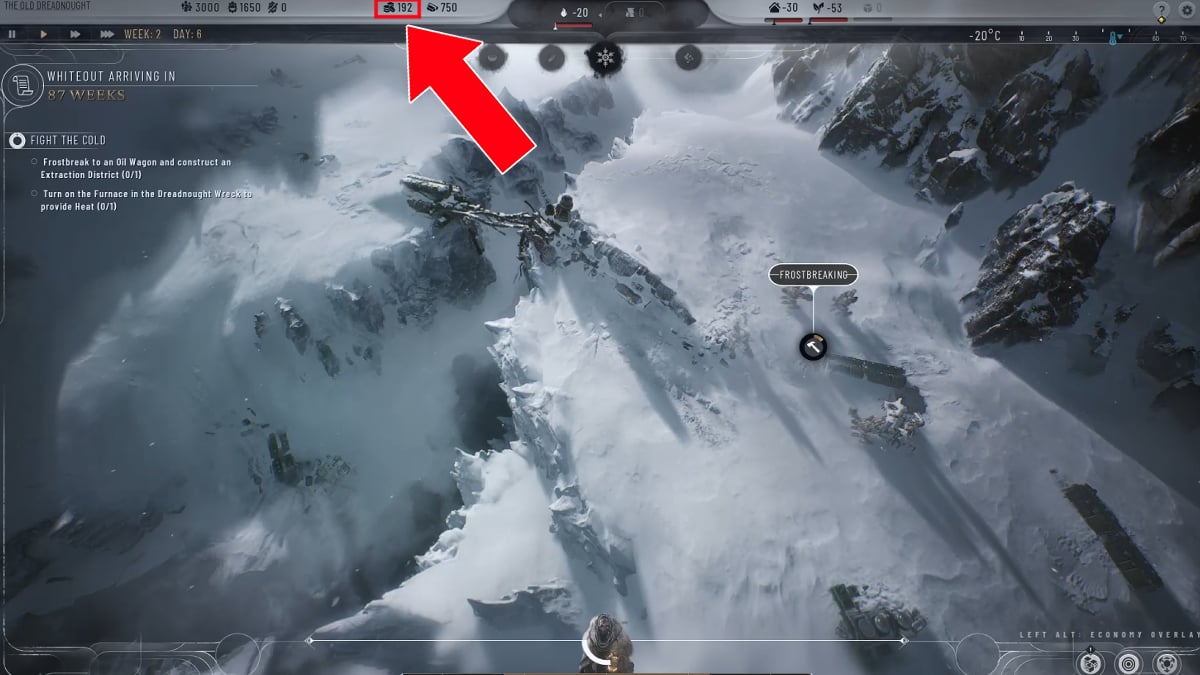 Scraps basic resource in Frostpunk 2.
