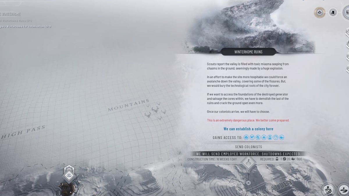 The Winterhome in Chapter 3 in Frostpunk 2