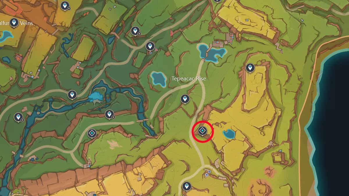 Blazing Ruin location.