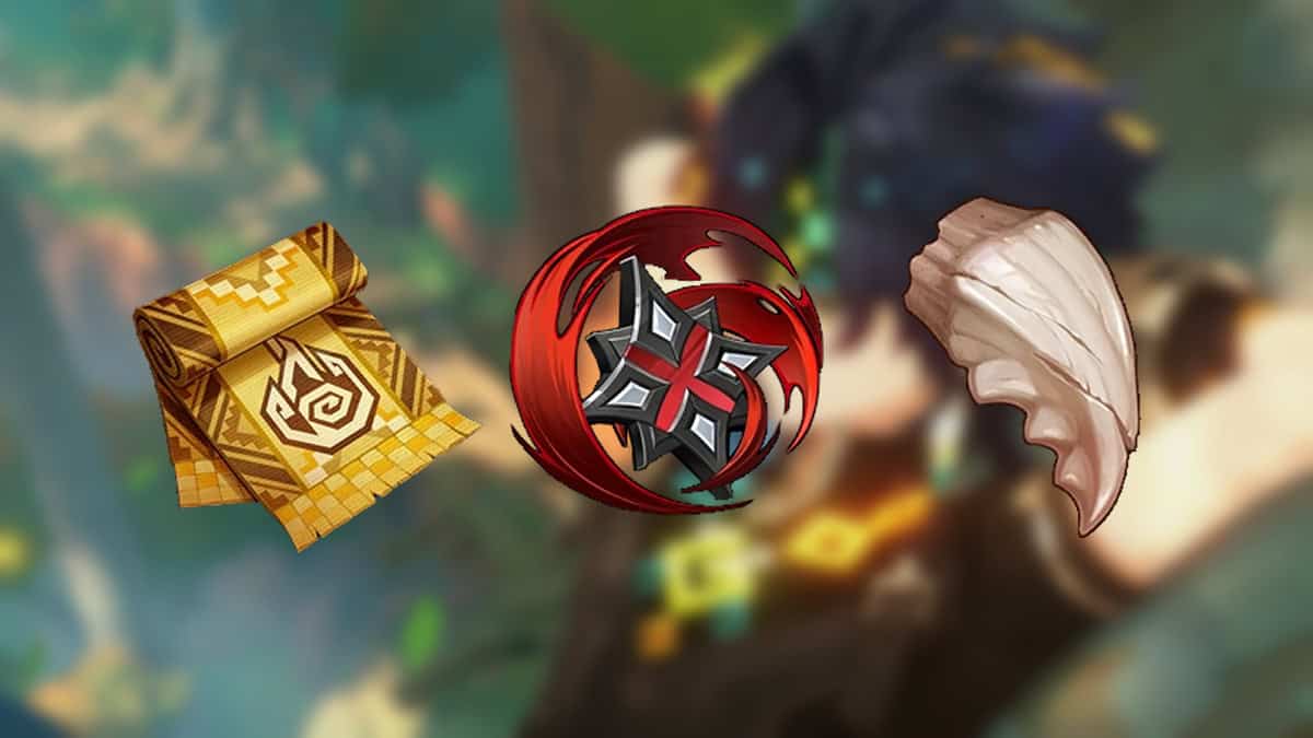 Kinich Talent Materials in Genshin Impact.