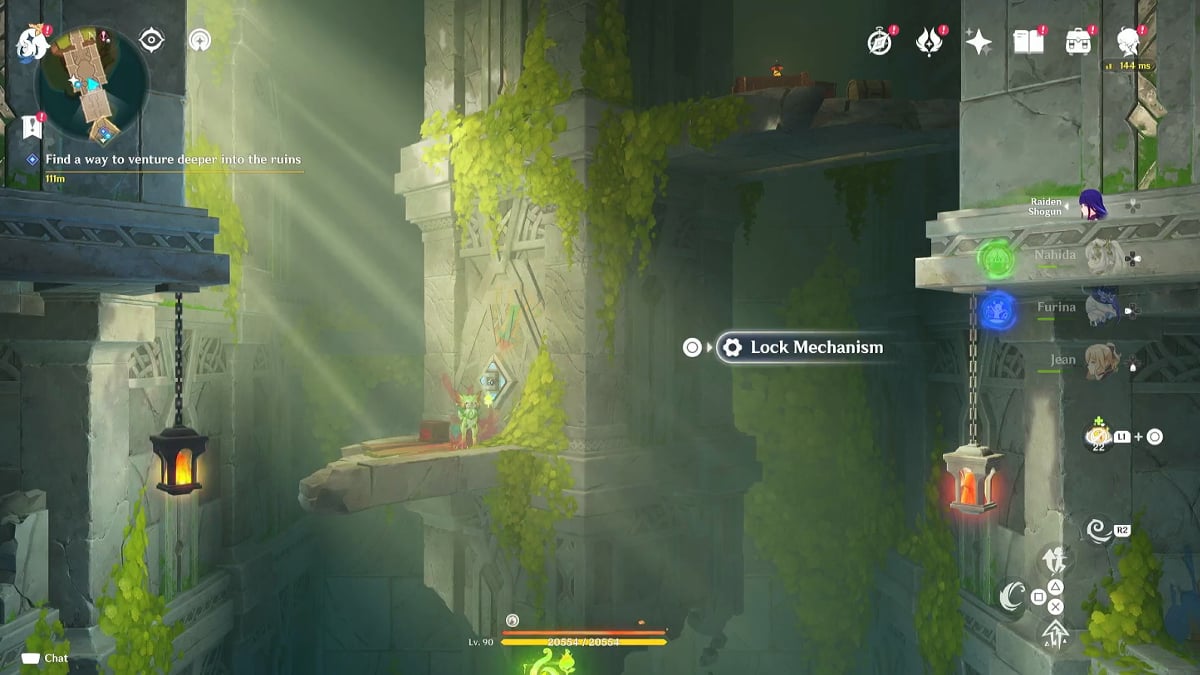 To the Night What Is the Night's Quest lamp puzzle 1