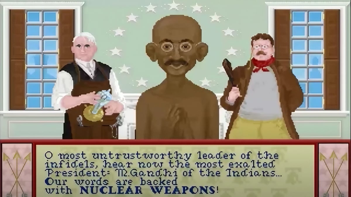 Gandhi nuke Civilization 7