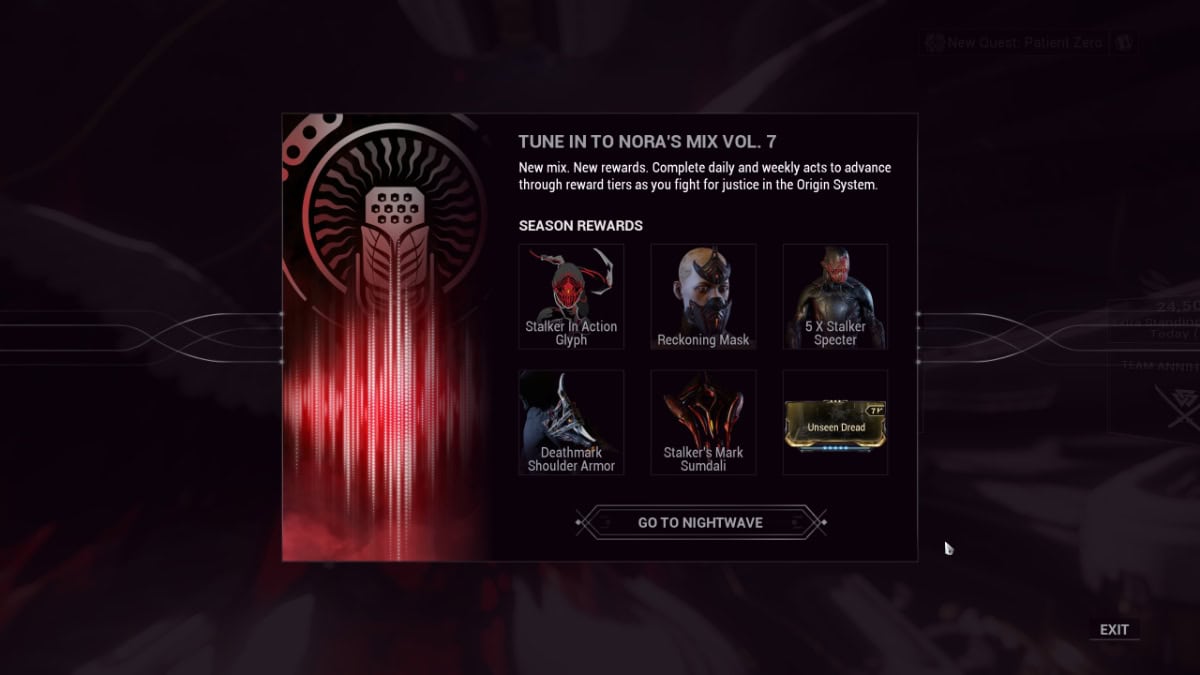 Warframe nightwave guide image