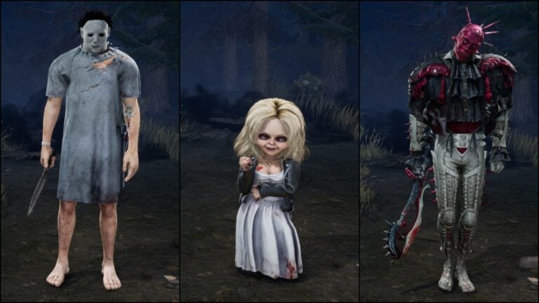 5 Best Stealth Killers to Jumpscare Your Friends in Dead by Daylight This Halloween Myers, Tiffany, and Wraith, three stealth killers from Dead by Daylight