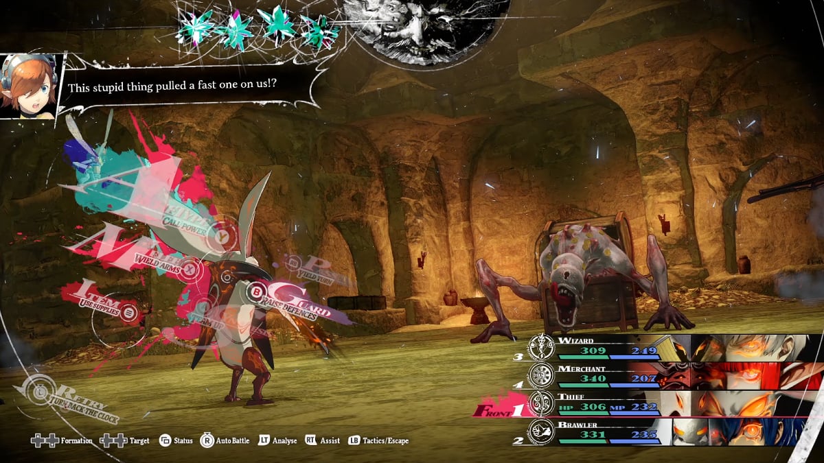 Mimic enemy in Abandoned Tomb dungeon.