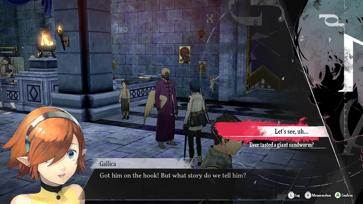 Pompous noble in Metaphor: ReFantazio Deeds and Diversions quest.