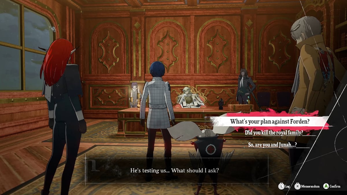 Answering Louis' question in Metaphor: ReFantazio