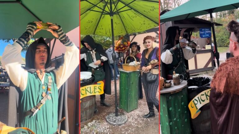 The Internet is in Love With A Ren Faire Pickle Vendor: ‘Does the Pickle Priest Know He’s Famous?’ The Internet is in Love With A Ren Faire Pickle Vendor 'Does the Pickle Priest Know He's Famous' - nyc renaissance faire