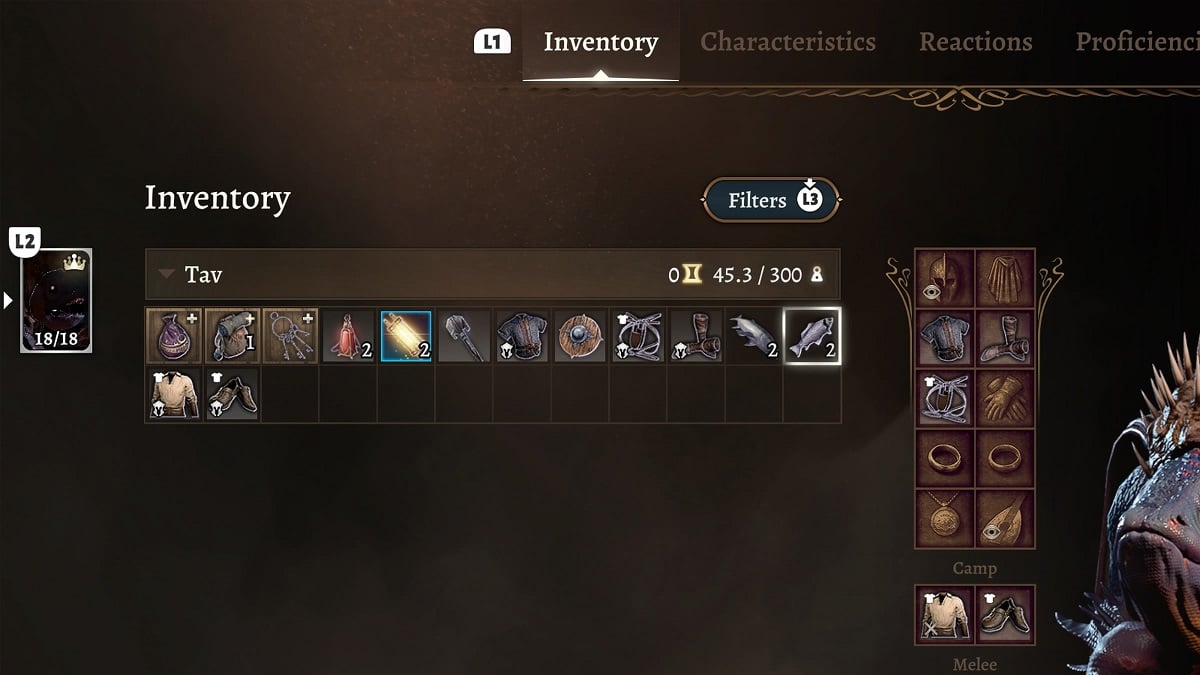 better inventory ui mod for bg3