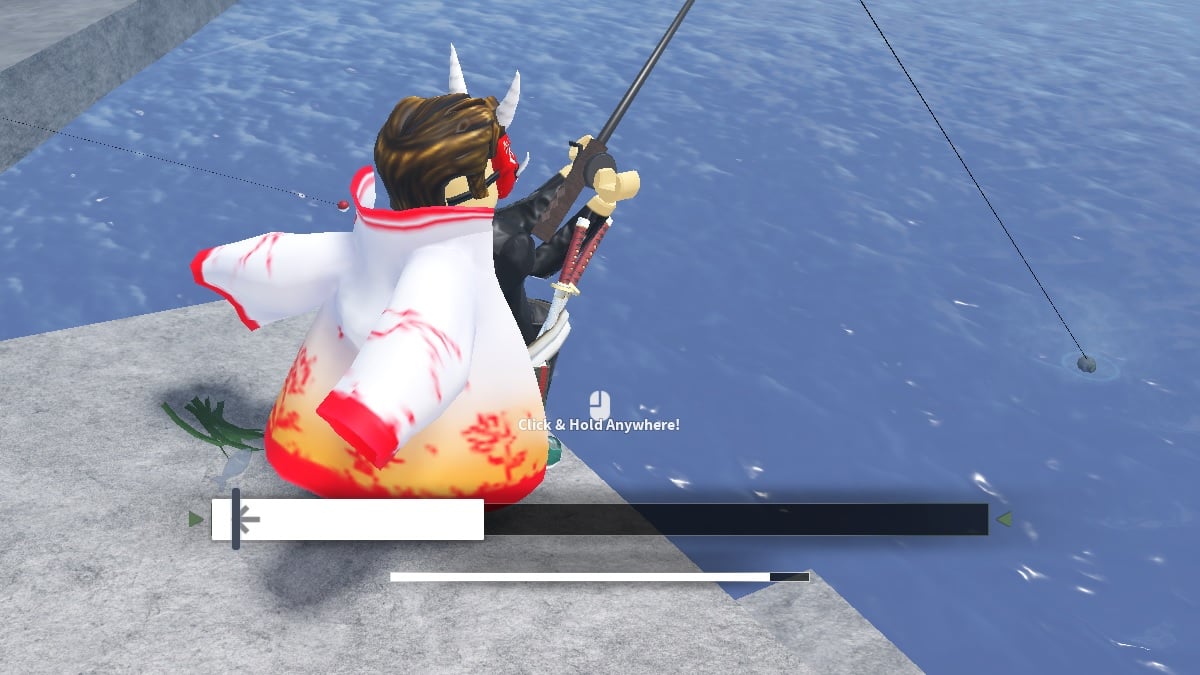 fishing progress bar in roblox fisch