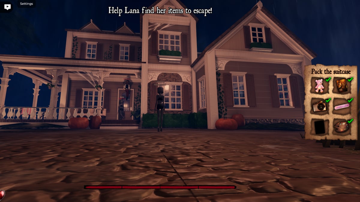 Previous Roblox Halloween mansion scene — historical context Roblox The Haunt 2024 mansion scene used as historical context for Halloween survival preparation