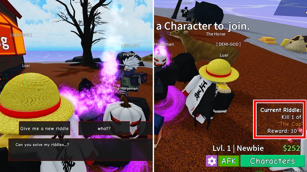 Roblox ABA Anime Battle Arena: All Riddle Answers