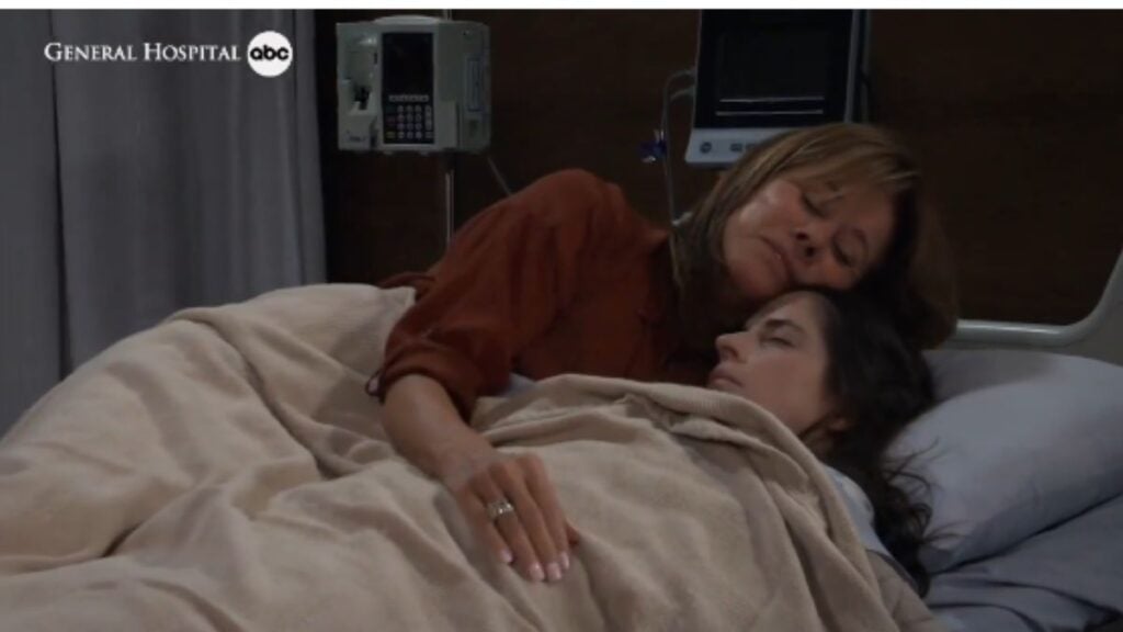 5 Most Saddest Deaths on General Hospital General Hospital character Alexis is overcome with grief following her daughter Sam's death.