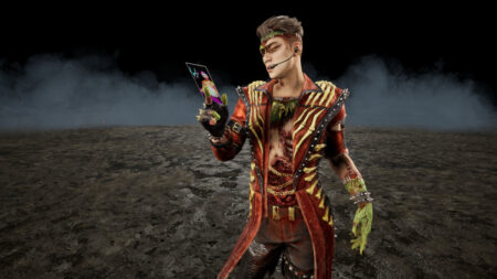 The Best Trickster Builds in Dead by Daylight The Trickster holds a photo card during his Mori in Dead by Daylight