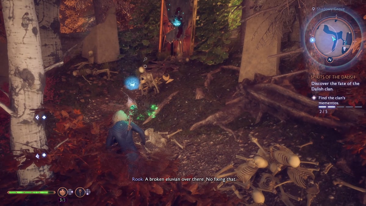 Shadowy Grove corpse