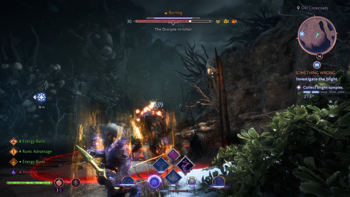 The Disciple in Ichor fight.