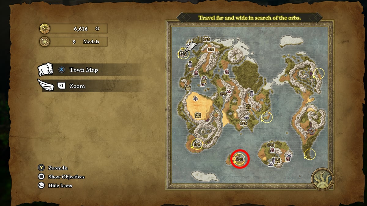 You need to visit Lanson to enter Edina in Dragon Quest III HD-2D Remake