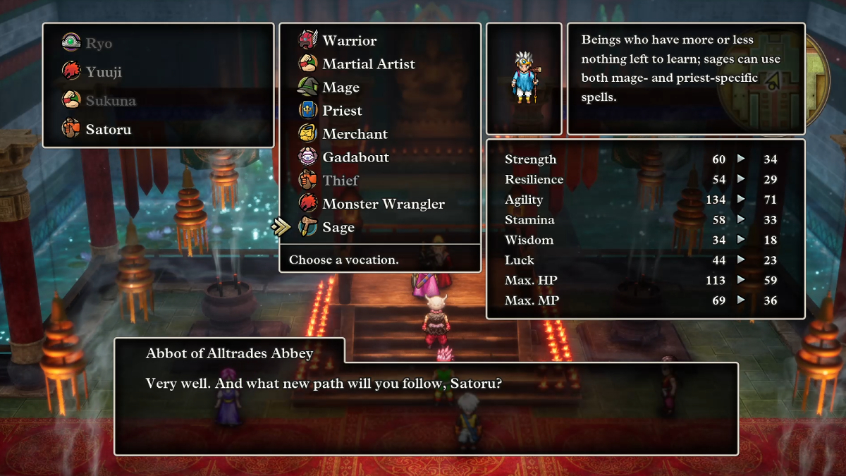How To Unlock Sage Vocation in Dragon Quest 3 Remake