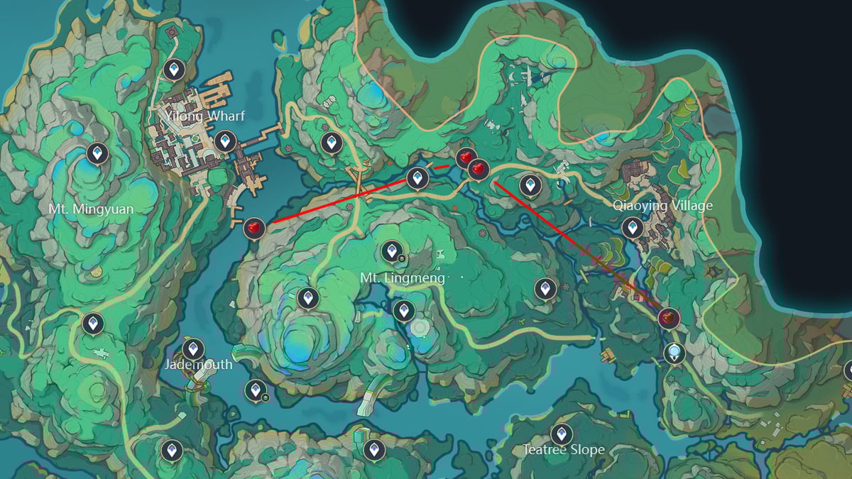 Qiaoying Village map.