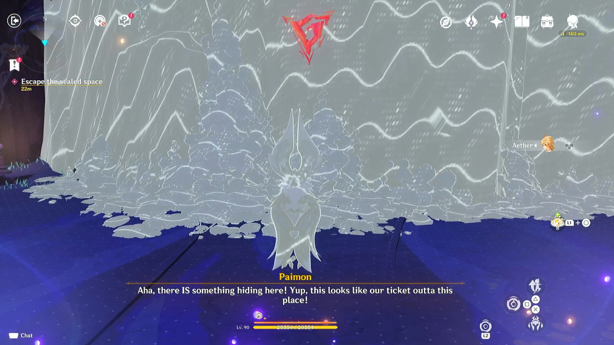 You can escape from the sealed space by using Saurian's ability. 