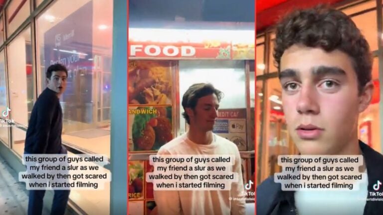 Group of Men Start Freaking Out After Being Recorded For Calling A Woman A Slur: ‘These Guys Had The Fear Of Not Getting Into Duke In Their Eyes’ Group of Men Start Freaking Out After Being Recorded For Calling A Woman A Slur 'These Guys Had The Fear Of Not Getting Into Duke In Their Eyes'