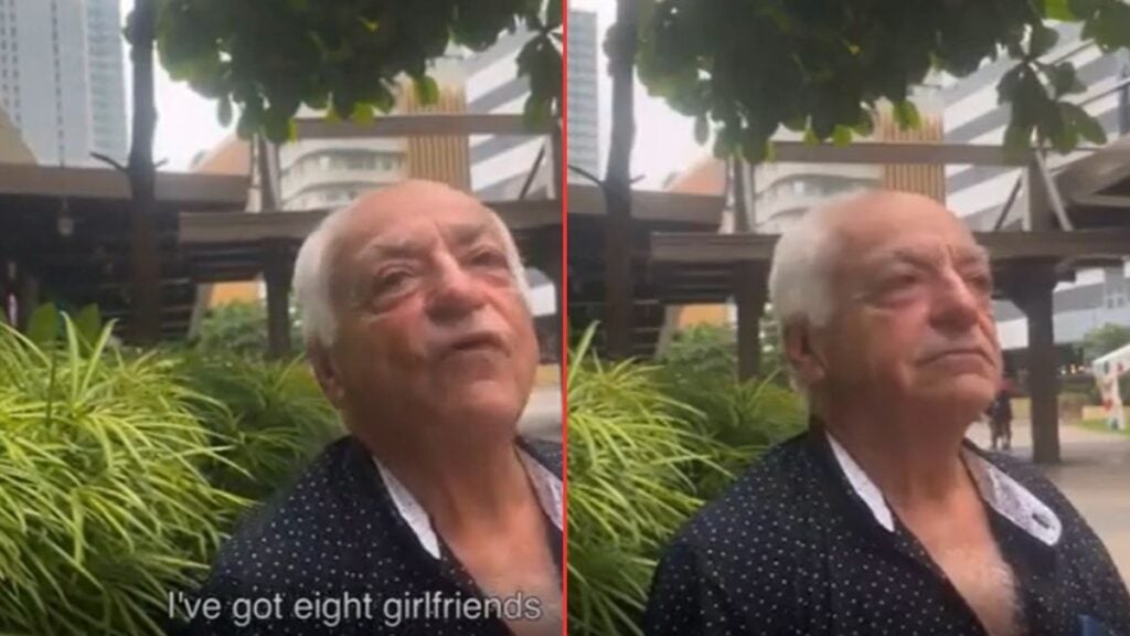 Influencer Interviews Boomer In The Philippines With 8 Girlfriends: ‘Someone Somewhere Is Watching This With Their Jaw Open And Realises They Need To Go Fetch Their Grandfather’ Influencer Interviews Boomer In The Philippines With 8 Girlfriends 'Someone Somewhere Is Watching This With Their Jaw Open And Realises They Need To Go Fetch Their Grandfather'