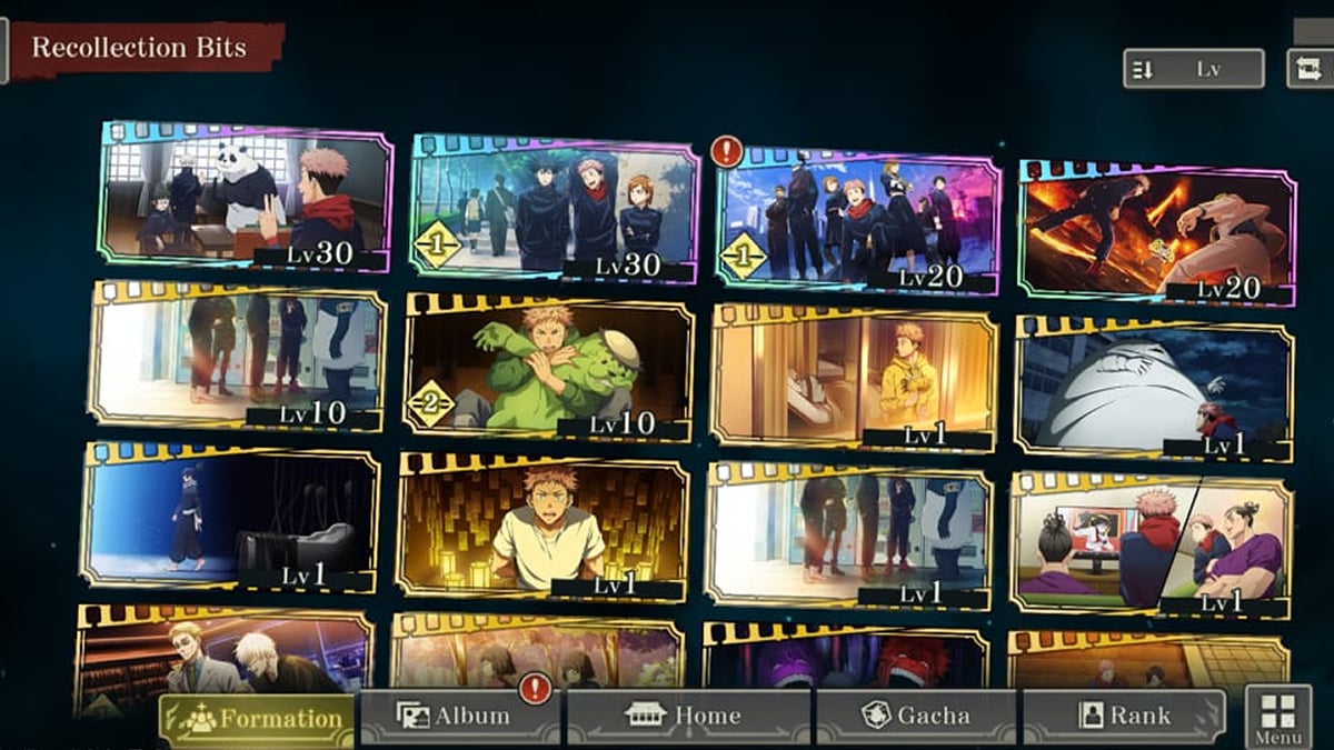 Recollection Bits in Jujutsu Kaisen: Phantom Parade