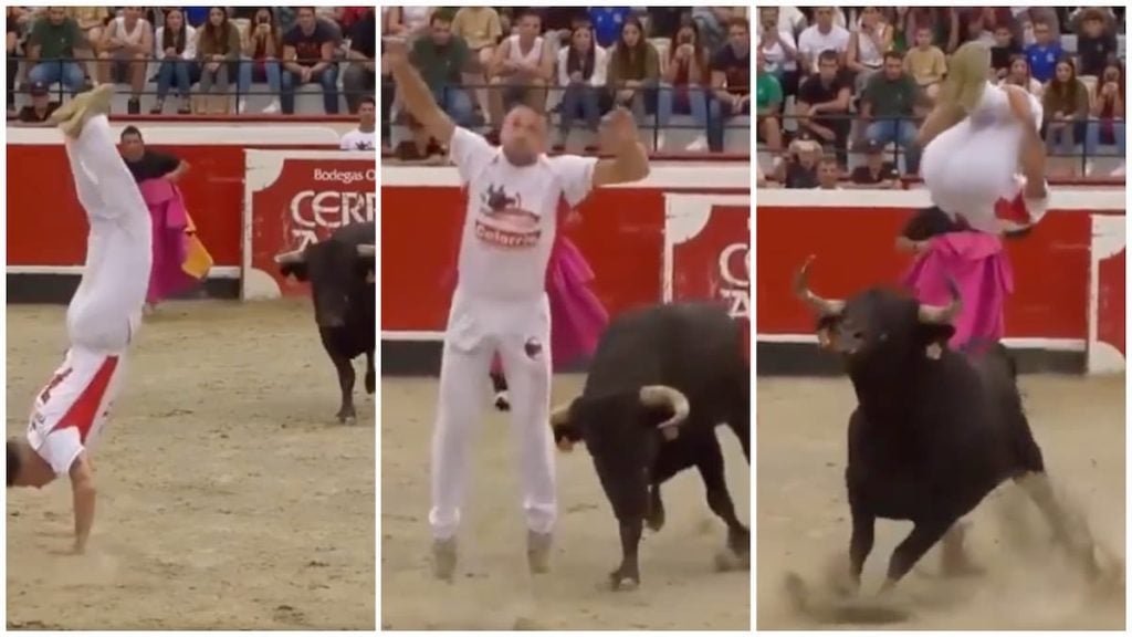 Man Backflips Over Charging Bull in Viral Clip: ‘How Do You Wake Up in the Morning and Decide to Backflip Over a Raging Bull That Day?’ Man Backflips Over Raging Bull