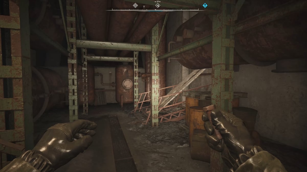You must climb up to the roof to complete A Sign of Hope quest in Stalker 2