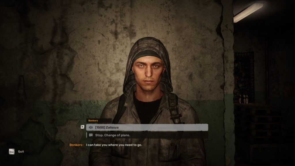 A Guide offers to provide the player with fast travel