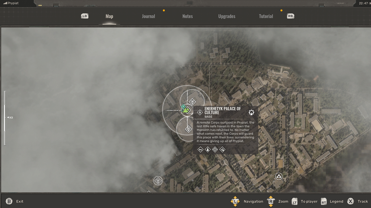 Palace of Culture location.