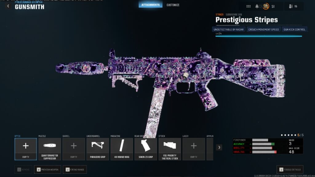 Best Striker SMG Loadout in BO6 Warzone Season 1