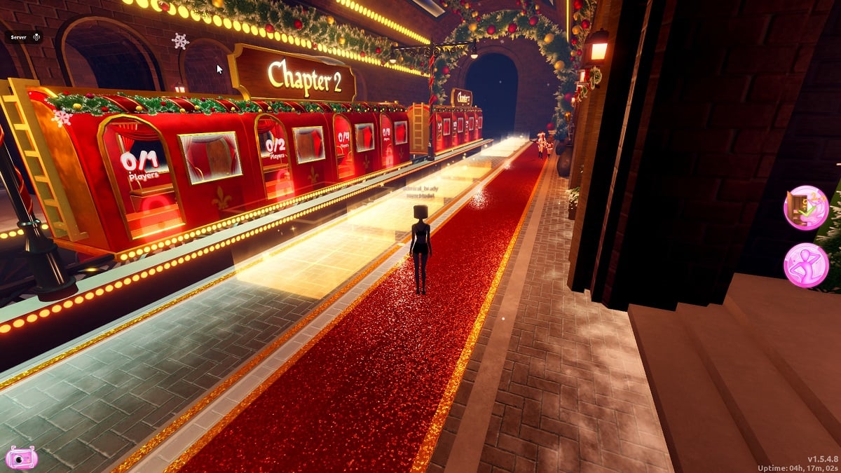 christmas quest entrance in dress to impress winter update