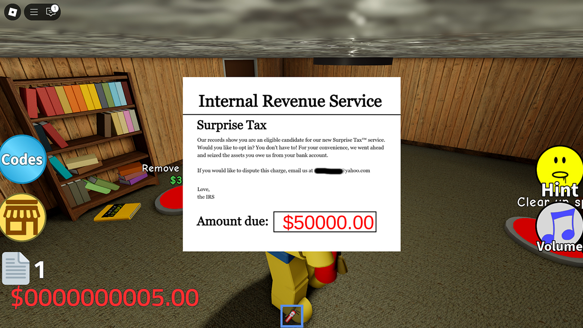 All Working Codes for Roblox Tax Fraud Tycoon