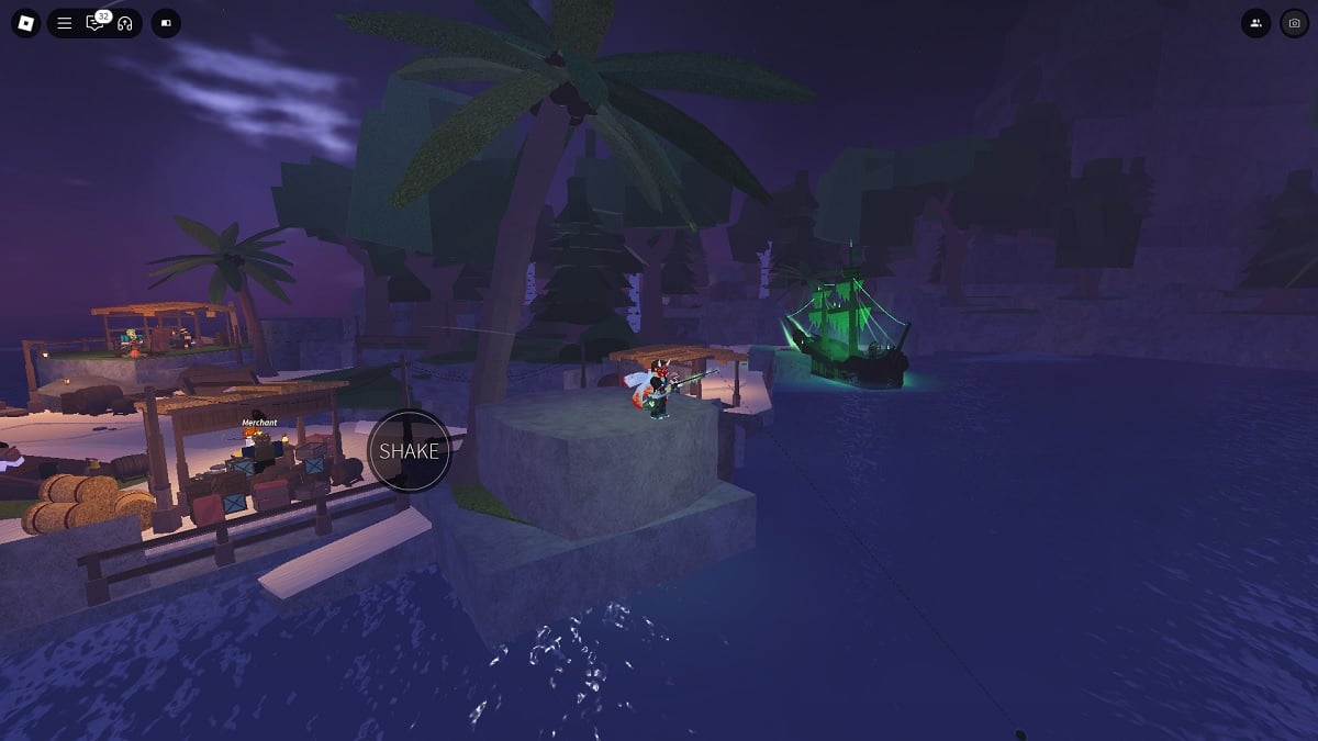 fishing at roslit bay