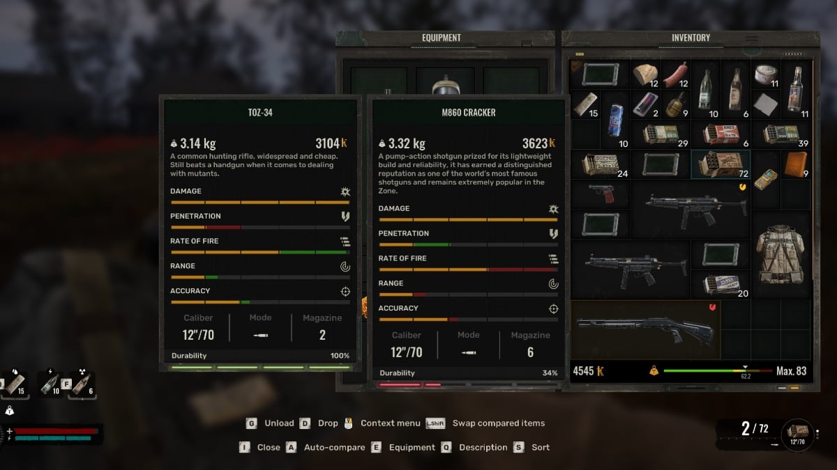 STALKER 2 broken weapons