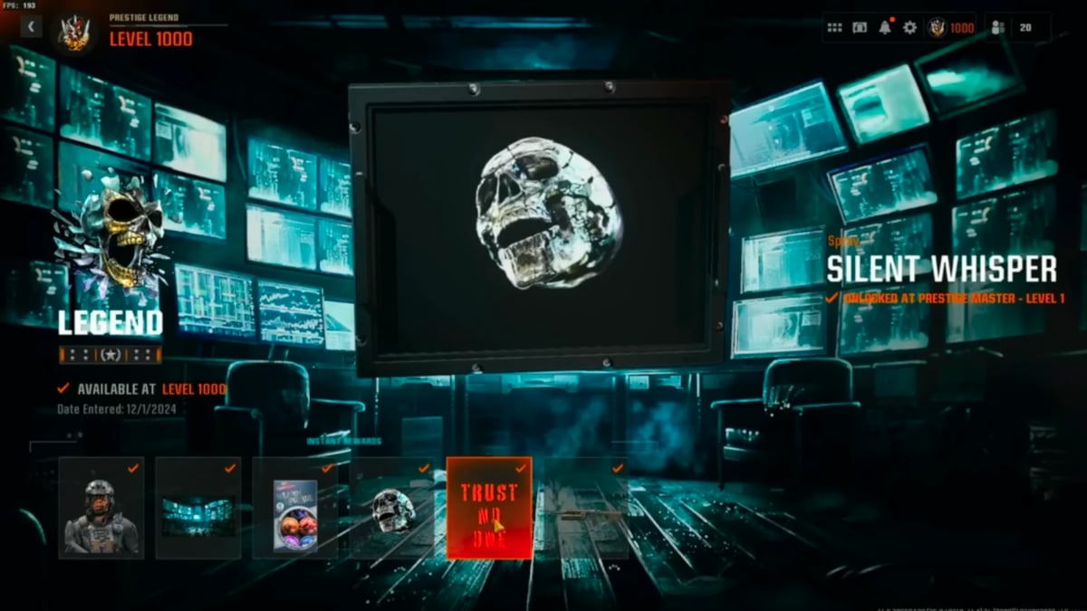BO6 Prestige Master Silent Whispers Emblem