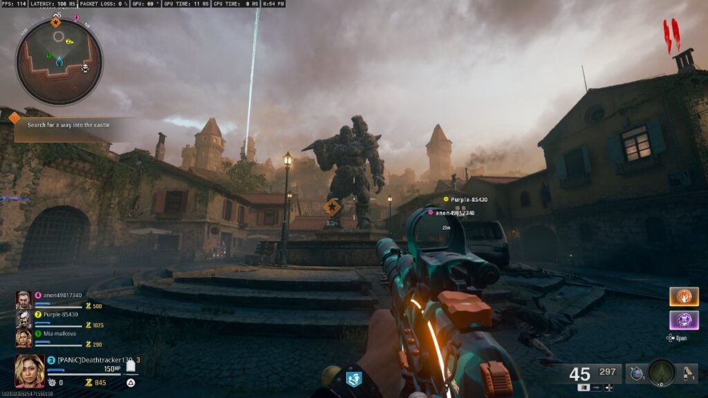 BO6 Zombies Citadelle des Morts Spawn Area