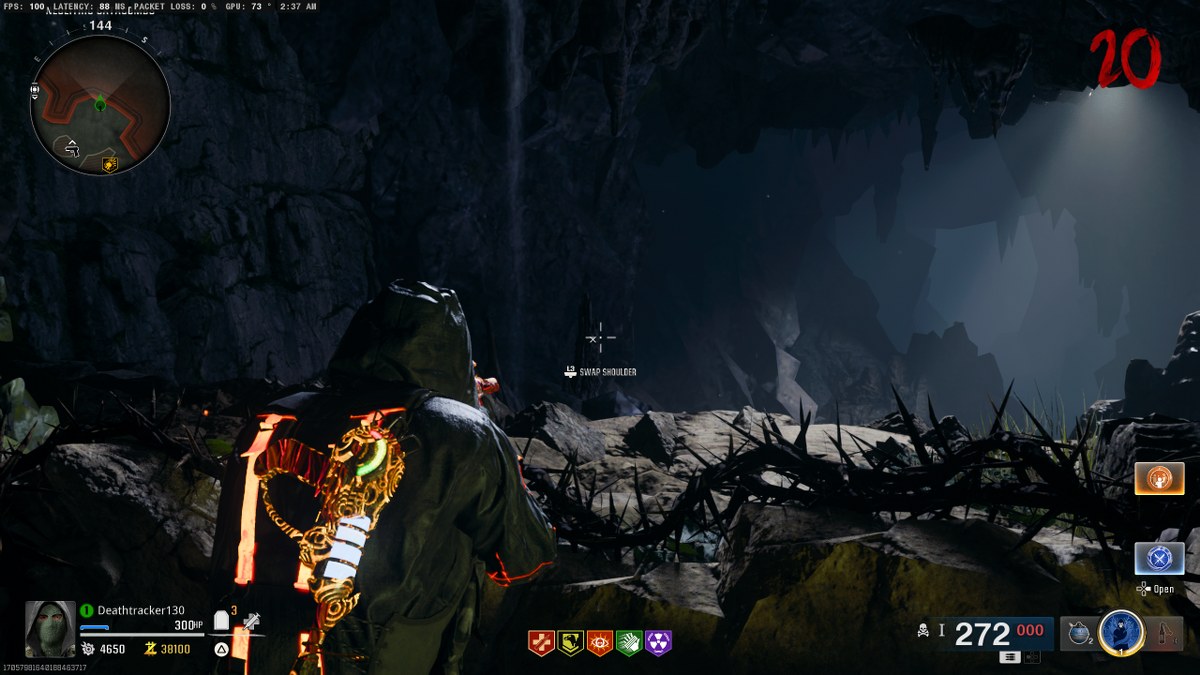 The Tomb Jump Scare Statue location 2