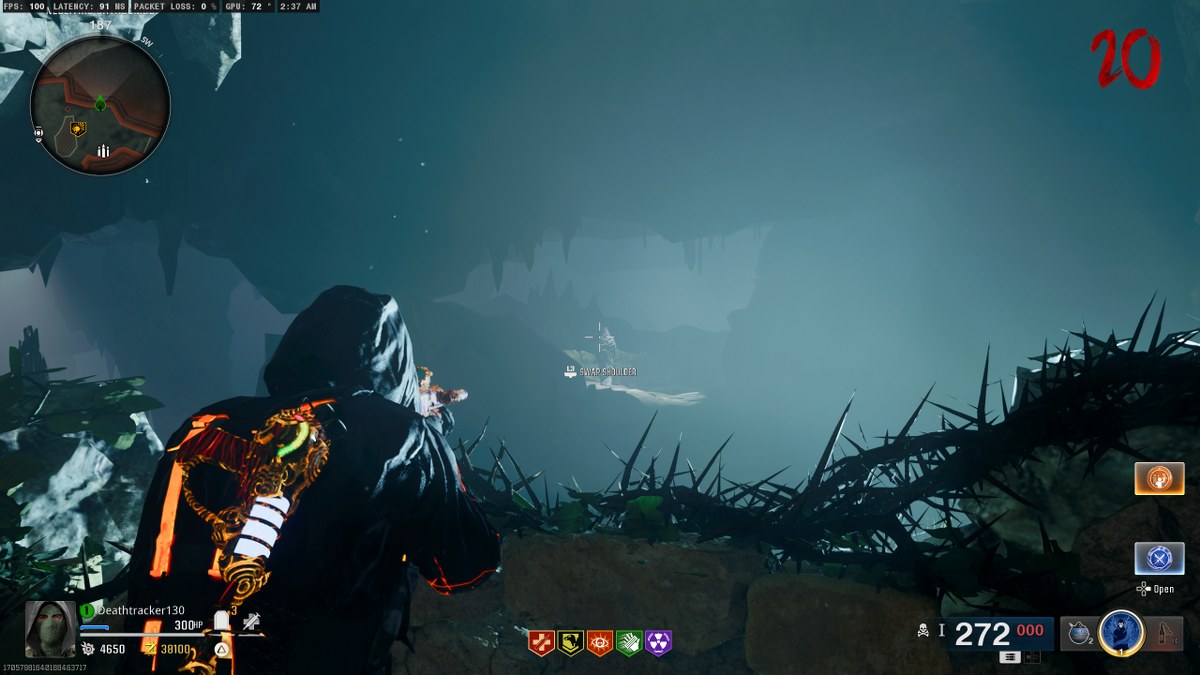 The Tomb Jump Scare Statue location 3