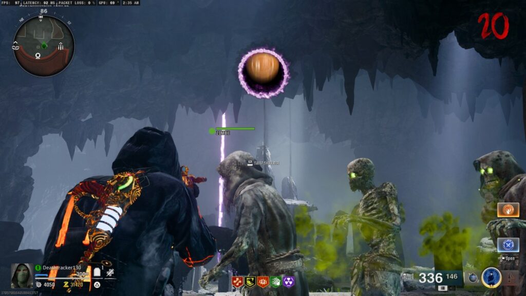 Black Ops 6 Zombies dead army EE The Tomb map